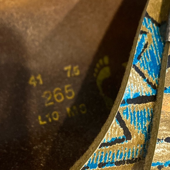 Birkenstock Papillo colorful mens 9 - Picture 3 of 6